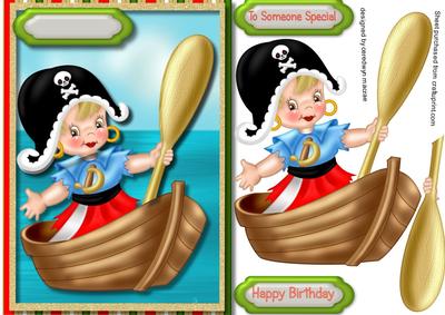 Pirate Girl on the High Seas 