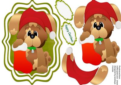 Fido the Christmas Dog 