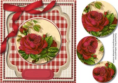 Beautiful Red Roses in Pyramid 