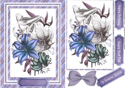 Beautiful Blue and White Lillys L