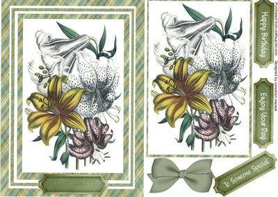 Beautiful Green and White Lillys 
