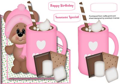 Lovely Over the Edge Cocoa Bear 