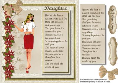 To a Wonderful Daughter