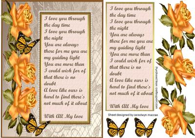 To My Wife /husband on Birthday/anniversary,partner