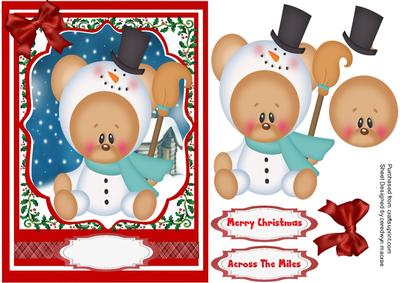 Lovely Snowman Bear 