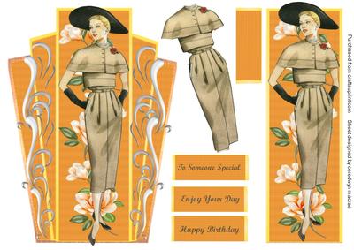 Lovely Art Decko Lady