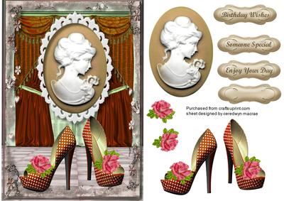 Beautiful Shoes and Cameo Lady