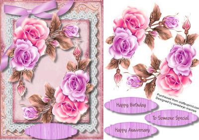 Lovely Rosy Glow in Lilac 