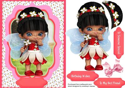 Little Fairy Fra in Red 