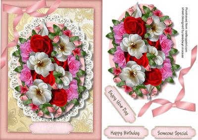 Eautiful Posy of Mixed Roses 