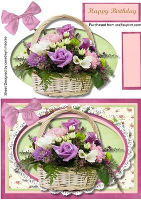 Lovely Basket of Flowers 