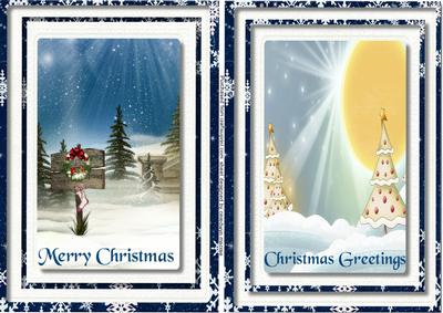 Two Lovely Christmas Toppers 