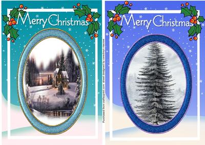 Two Lovely Christmas Toppers 
