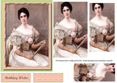 Lovely Elegant Vintage Lady ( Pyramid )