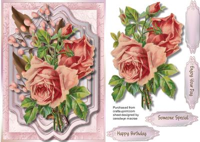 Beautiful Roses and Babys Breath
