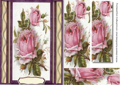 Beautiful Soft Pink Roses and Pearls ( Pyramid )