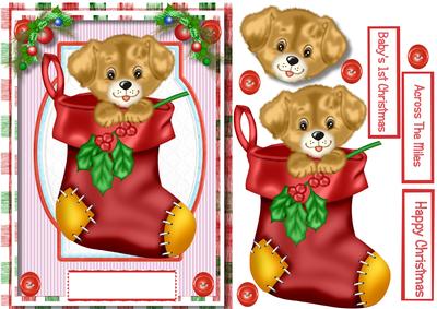 Baby's 1st Christmas Red