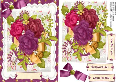 Lovely Tapestry of Christmas Flowers 