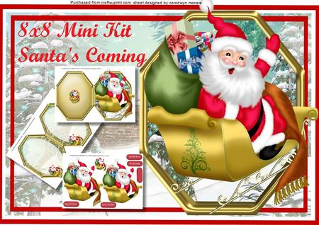 Lovely Mini Kit Santa's Coming 