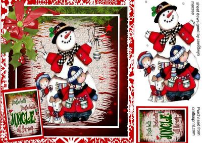 Lovely Snowman and the Children
