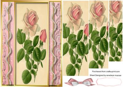 Lovely Pyramid Pink Roses with Pearls