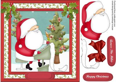 Santa Doing the Christmas List