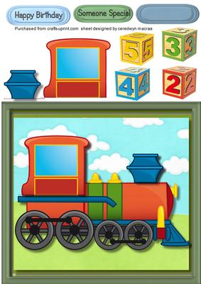 The Trains on Its Way Birthday Boy 