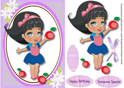 Little Miss Apple Girl 