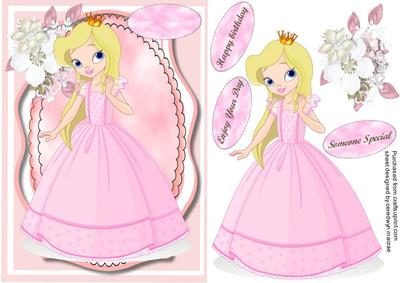 Beautiful Princess in Pink 
