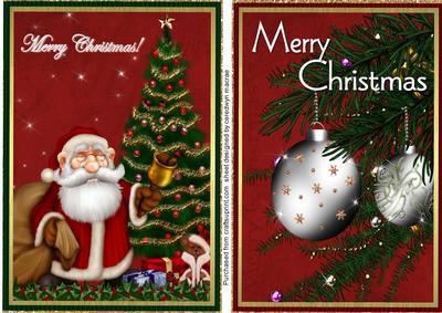 Two Christmas Toppers for Christmas