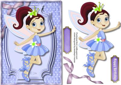 Lovely Dancing Fairy in Lilac 