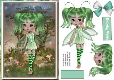 Lovely Fairy in the Forest 