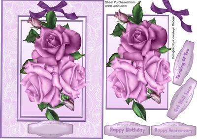Beautiful Lilac Roses 