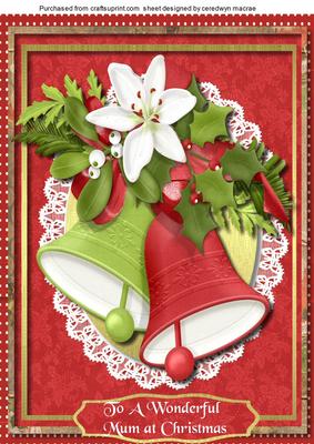 A4 to a Womderful Mum at Christmas 