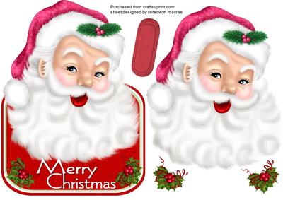 Lovely Santa Over the Edge 