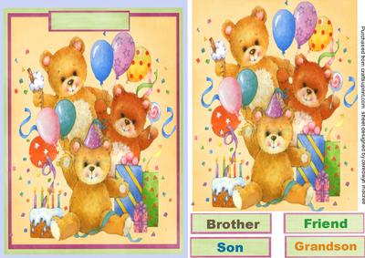 Lovely Teddy Bears Birthday Party