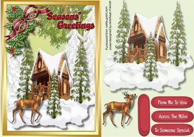 A5 Lovely Christmas Lo0dge in the Hills