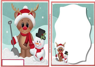 Little Moose and the Snowman with Incet