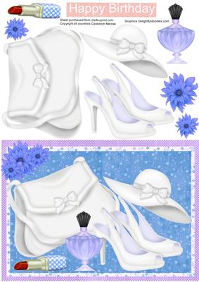 Lovely Shoes Handbag and Prefume 