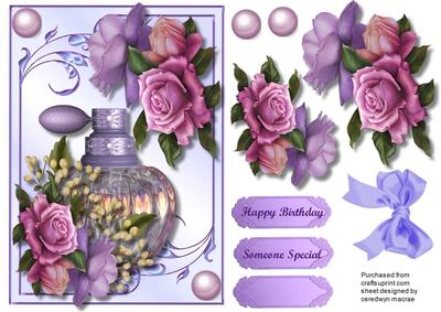 Beautiful Fragrance of Lilac Roses