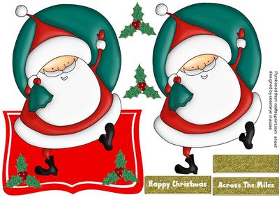 Over the Edge Jolly Happy Santa 