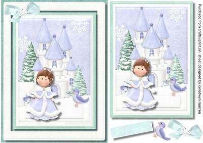 Lovely Snow Princes Card 