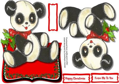 Over the Edge Christmas Panda