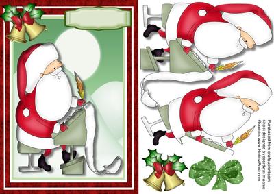 Santa's Writing the Christmas List 