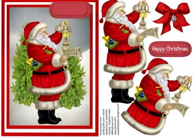 Santa Checking His List 