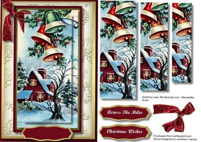 Lovely Christmas Scene . Pyramid 