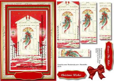 The Welcoming Christmas Door 