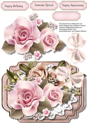 Beautiful Birthday or Anniversary Greetings .