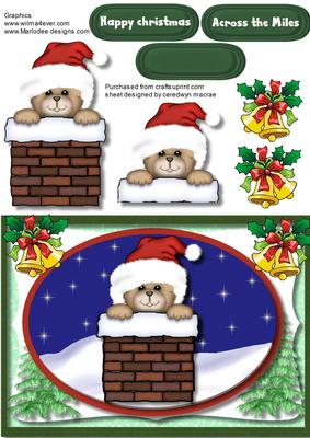 Little Ted Hiding in the Chimney 