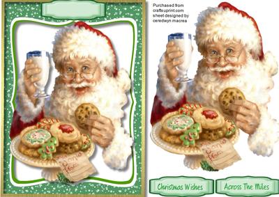 Santa's Tea Time Break Green 